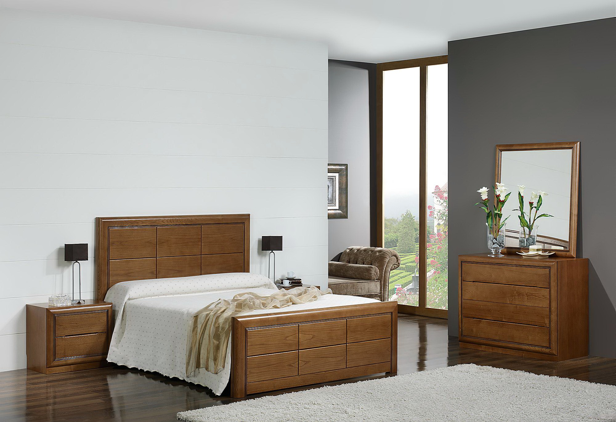 ventajas de los dormitorios madera maciza modernos 